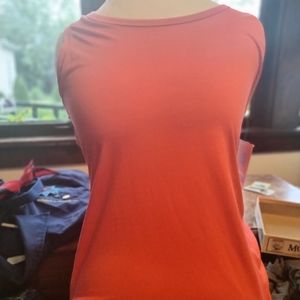 LuLaRoe M tank top, new never worn coral